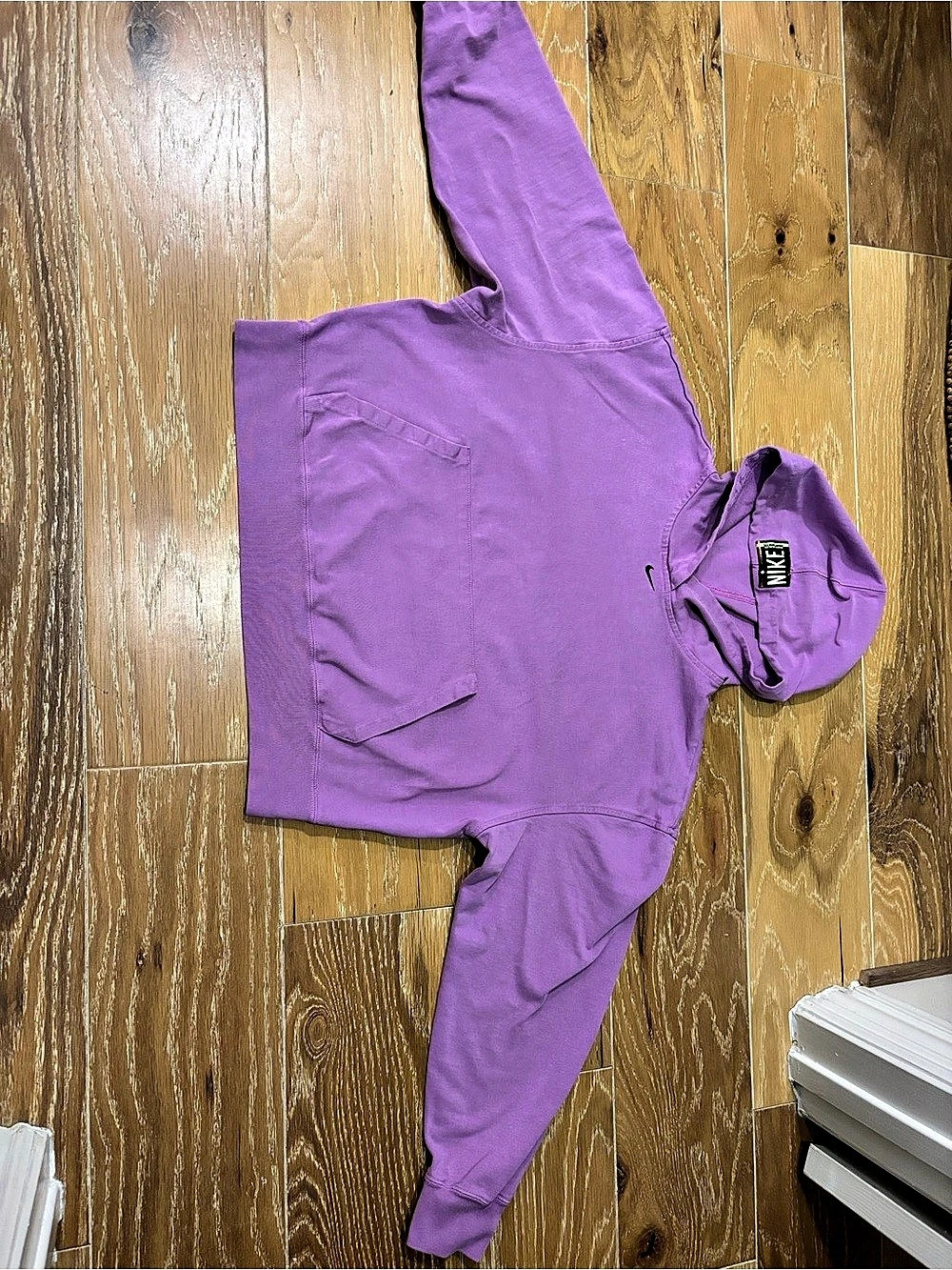 Nike Pullover Hoodie in Purple Size Small
